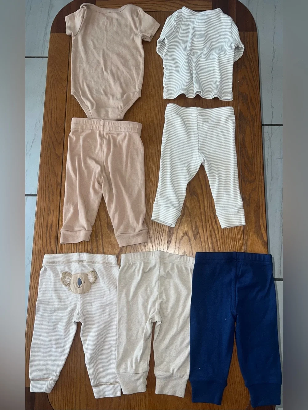 12 Pc Nike & Carter's Baby Boy Clothes Bundle 6M – Sleepers, Bodysuits & Pants